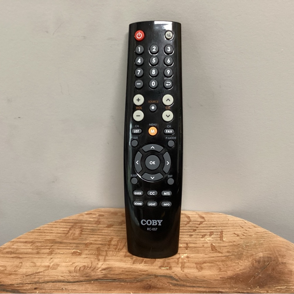 Coby Remote Control RC-057 - Used / Clean / No Battery Corrosion - TV